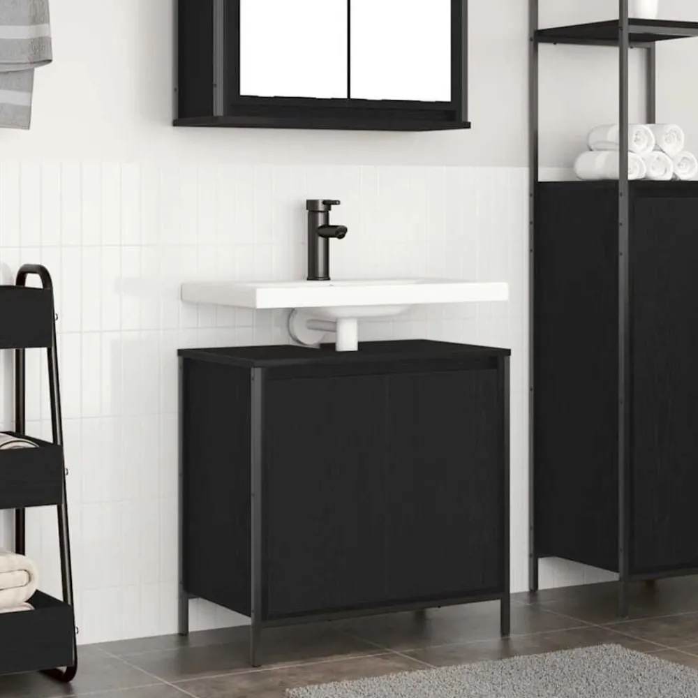Badkamerkast wastafelmeubel 60x34,5x60 cm>vidaXL Discount