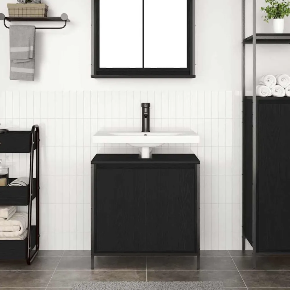 Badkamerkast wastafelmeubel 60x34,5x60 cm>vidaXL Discount