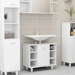Badkamerkast 60x32x53,5 cm bewerkt hout>vidaXL Hot