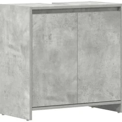 Meubelsets*vidaXL Badkamerkast 60x33x61 cm bewerkt hout Betongrijs