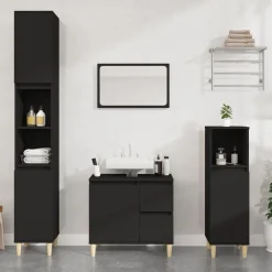 Badkamerkast 65x33x60 cm bewerkt hout>vidaXL Best