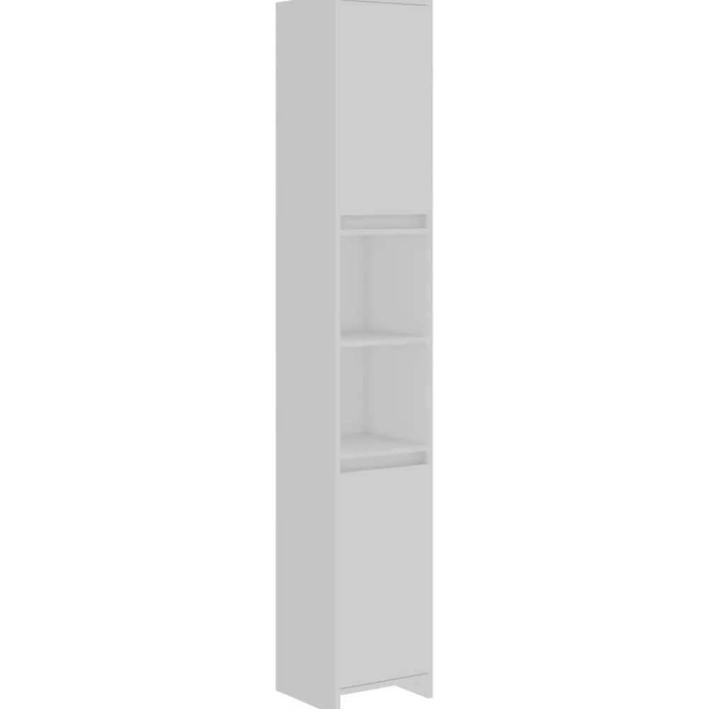 Meubelsets*vidaXL Badkamerkast 30x30x183,5 cm bewerkt hout Wit
