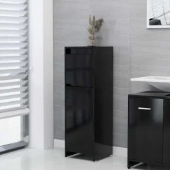 Badkamerkast 30x30x95 cm bewerkt hout><noscript><img width=