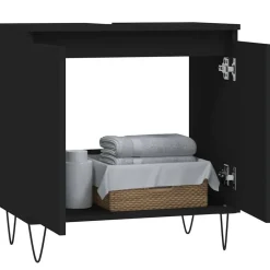 Badkamerkast 58x33x60 cm bewerkt hout><noscript><img width=