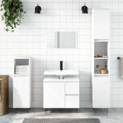 Badkamerkast 65x33x60 cm bewerkt hout>vidaXL Clearance