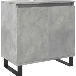Badkamerkast 58x33x60 cm bewerkt hout>vidaXL Sale