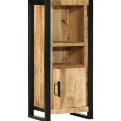Meubelsets*vidaXL Badkamerkast 40x30x90 cm massief ruw mangohout Naturel