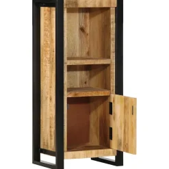 Meubelsets*vidaXL Badkamerkast 40x30x90 cm massief ruw mangohout Naturel