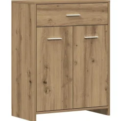 Badkamerkast 60x33x80 cm bewerkt hout>vidaXL Outlet