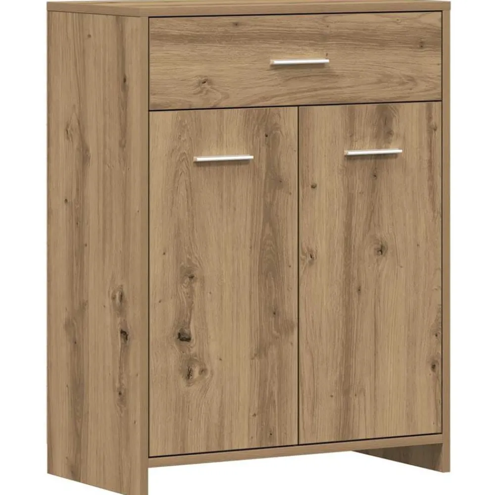 Badkamerkast 60x33x80 cm bewerkt hout>vidaXL Outlet