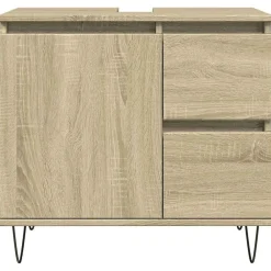 Badkamerkast 65x33x60 cm bewerkt hout kleurig><noscript><img width=