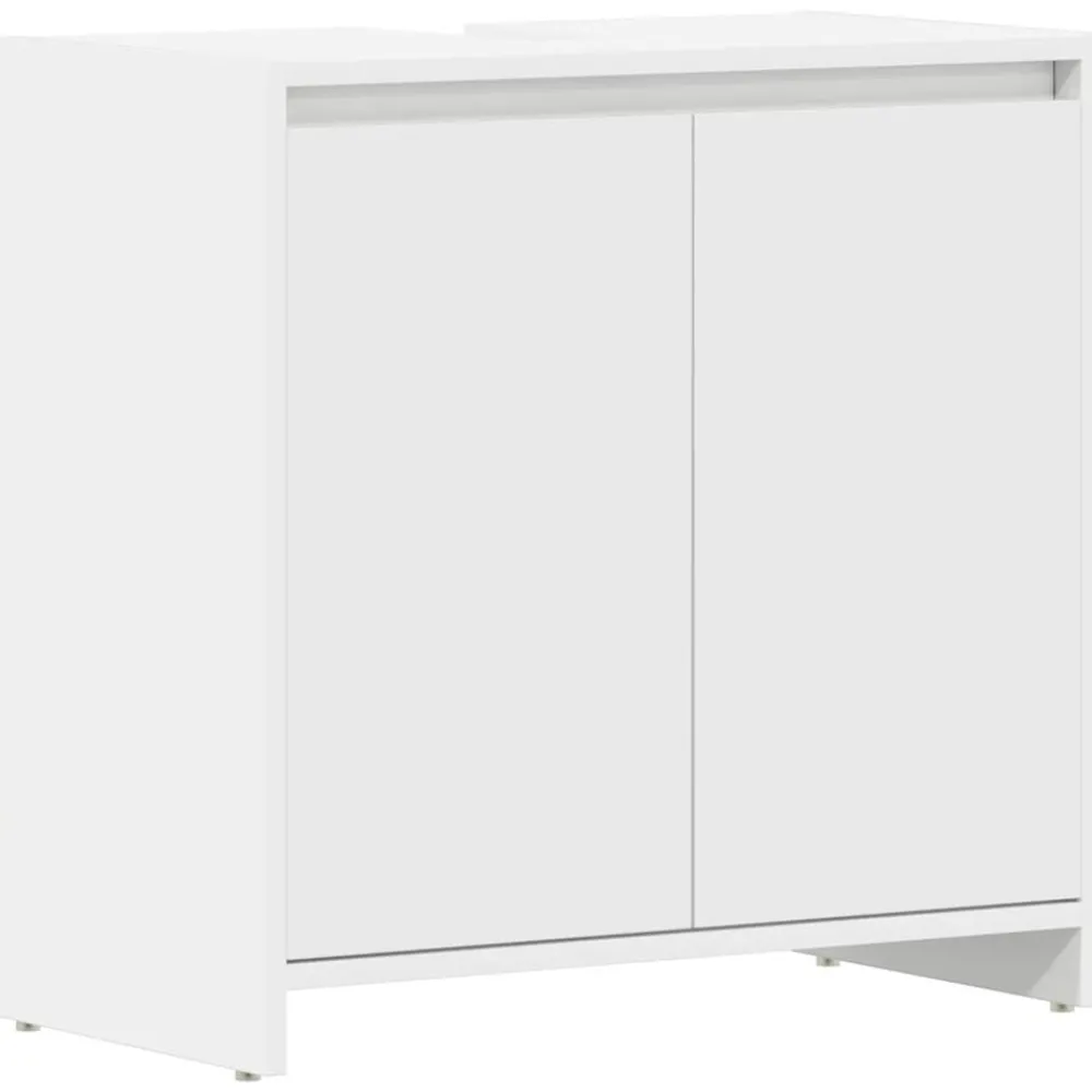 Meubelsets*vidaXL Badkamerkast 60x33x61 cm bewerkt hout Wit