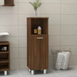 Badkamerkast 30x30x95 cm bewerkt hout>vidaXL Clearance