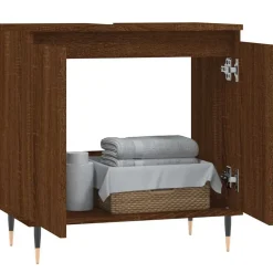 Badkamerkast 58x33x60 cm bewerkt hout><noscript><img width=