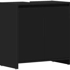 Badkamerkast 60x33x61 cm bewerkt hout>vidaXL Clearance