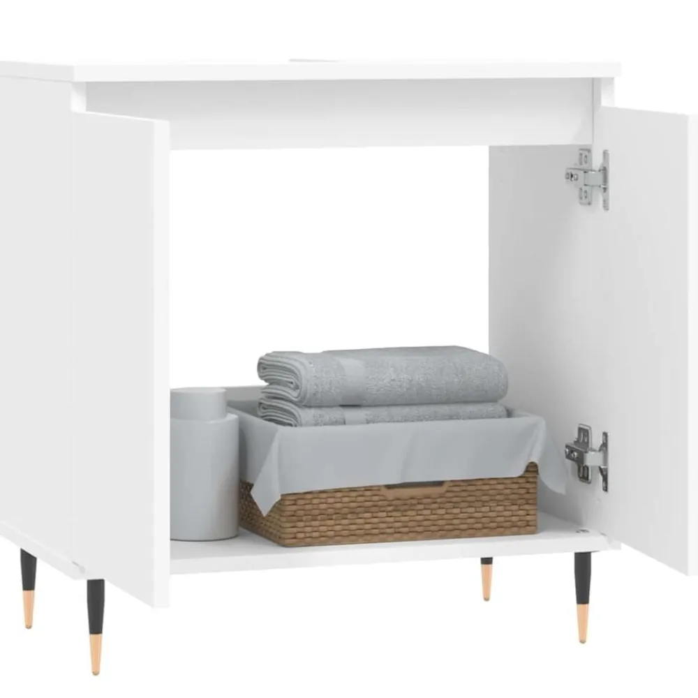 Badkamerkast 58x33x60 cm bewerkt hout>vidaXL Best