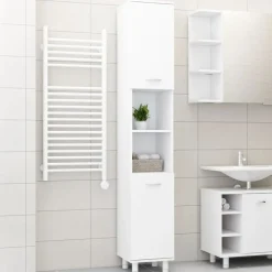 Meubelsets*vidaXL Badkamerkast 30x30x179 cm spaanplaat Wit
