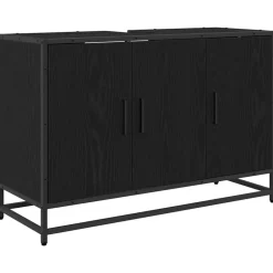 Badkamerkast 90 x 33 x 60 cm Bewerkt hout>vidaXL Hot