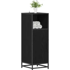 Meubelsets*vidaXL Badkamermeubelset 35 x 37,5 x 100 cm Bewerkt hout Zwart eiken