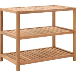 Badkameraccessoires*vidaXL Badkamerrek 65x40x55 cm massief walnotenhout