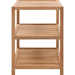 Badkameraccessoires*vidaXL Badkamerrek 65x40x55 cm massief walnotenhout