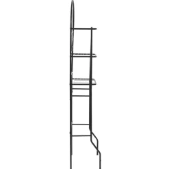 Badkameraccessoires*vidaXL Badkamerrek 60x33x174 cm Zwart