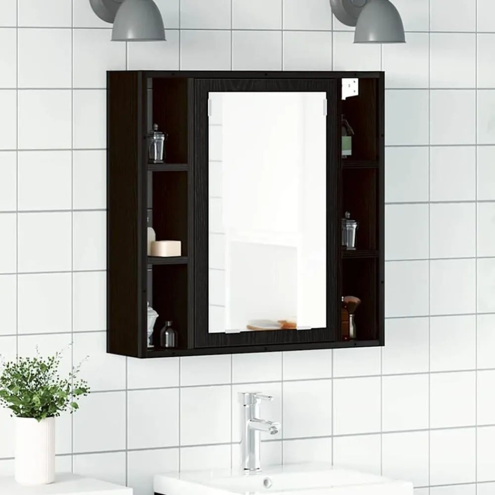 Badkamerspiegelkast 60x16x60 cm bewerkt hout>vidaXL Clearance