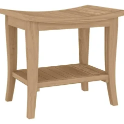 Badkamertafel 50x35x45 cm massief teakhout>vidaXL New