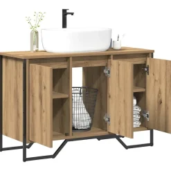 Badkamertenk te kast Artisan Eiken 91 x 35 x 60 cm Bewerkt hout><noscript><img width=