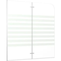 Badwand gestreept 120x140 cm gehard glas><noscript><img width=