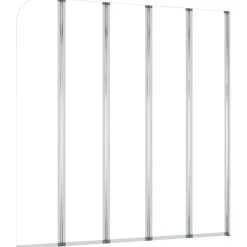 Sanitair & Loodgietersbenodigdheden*vidaXL Badwand 120x140 cm gehard glas transparant