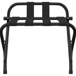 Bagage & Tassen*vidaXL Bagagerek met rugleuning 56x39x52 cm Zwart