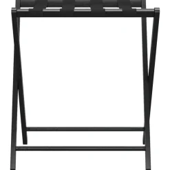Bagage & Tassen*vidaXL Bagagerek 68,5x38x58 cm bamboe zwart