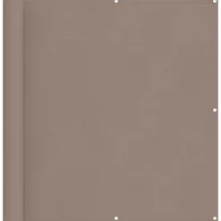 Tuin & Gazon*vidaXL Balkon Scherm 110 x 400 cm Oxford Stof Taupe