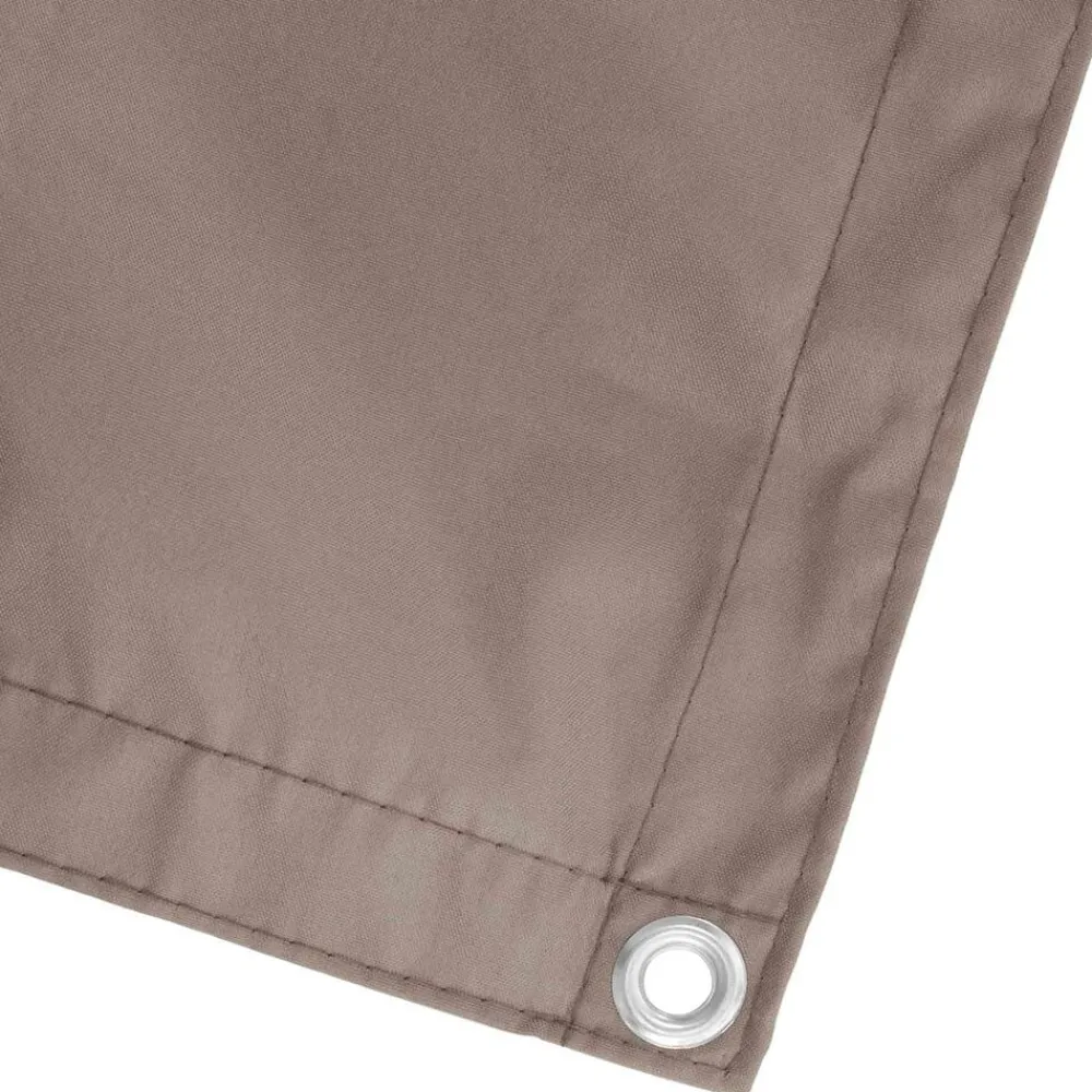 Tuin & Gazon*vidaXL Balkon Scherm 100 x 800 cm Oxford Stof Taupe