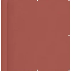 Tuin & Gazon*vidaXL Balkon Scherm 110 x 1000 cm Oxford Stof Terracotta