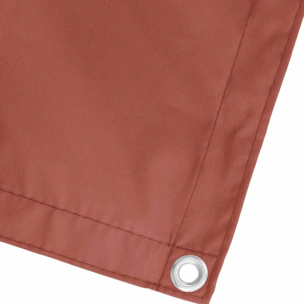 Tuin & Gazon*vidaXL Balkon Scherm 100 x 600 cm Oxford Stof Terracotta