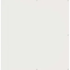 Tuin & Gazon*vidaXL Balkon Scherm 110 x 1000 cm Oxford Stof Wit