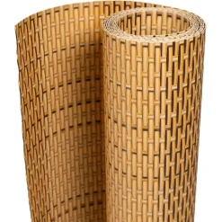 Tuinafscheidingen*vidaXL Balkonscherm 300x80 cm poly rattan Lichtbruin