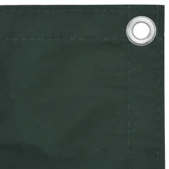 Tuin & Gazon*vidaXL Balkonscherm 75x300 cm oxford stof Donkergroen