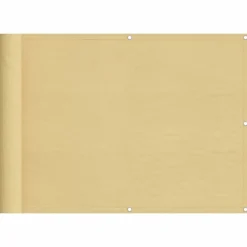 Tuin & Gazon*vidaXL Balkonscherm 75x300 cm 100% oxford polyester kleurig Zand