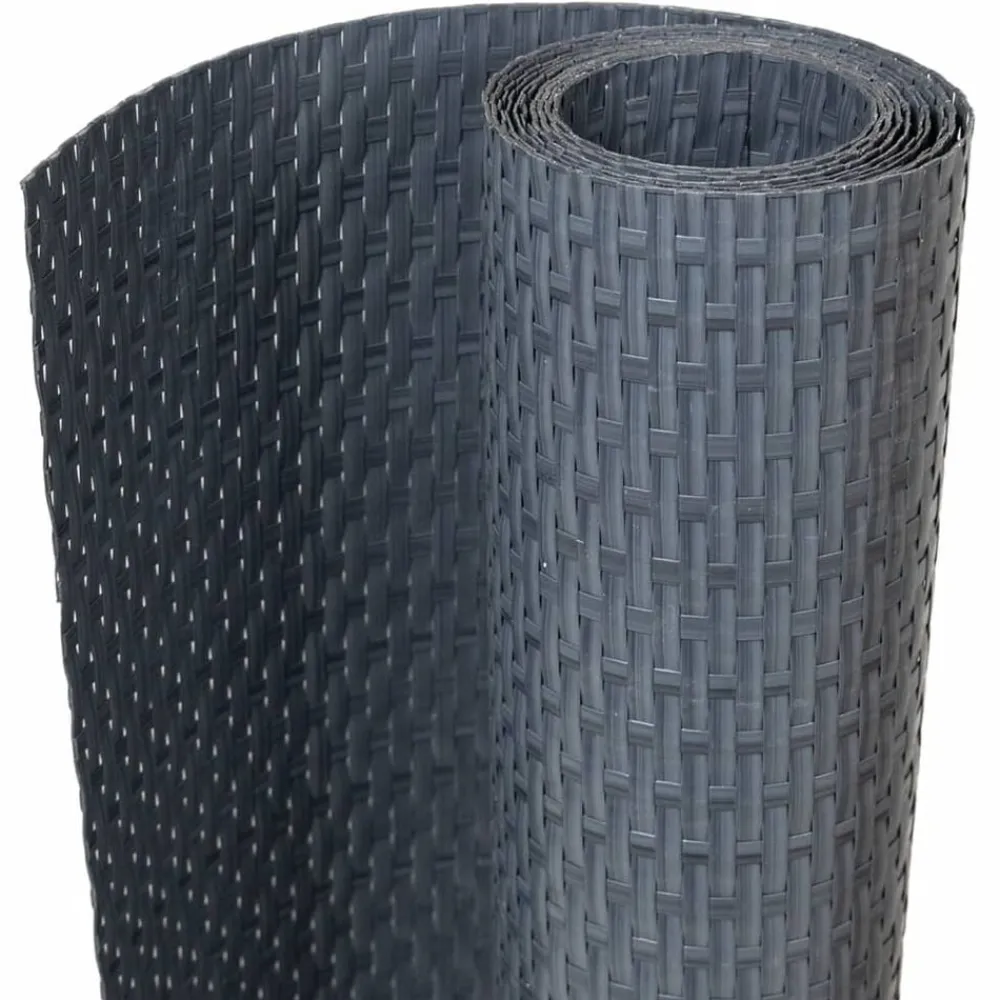 Balkonscherm 300x80 cm poly rattan kleurig>vidaXL Best