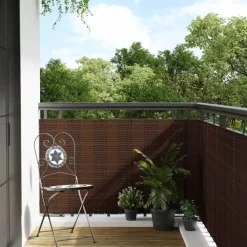 Balkonscherm 300x80 cm poly rattan>vidaXL Discount