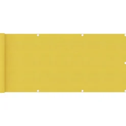 Tuin & Gazon*vidaXL Balkonscherm 75x400 cm HDPE Geel