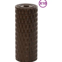 Balkonschermen 10 st 255x19 cm poly rattan><noscript><img width=