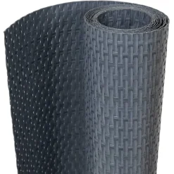 Balkonschermen 5 st 255x19 cm poly rattan kleurig>vidaXL