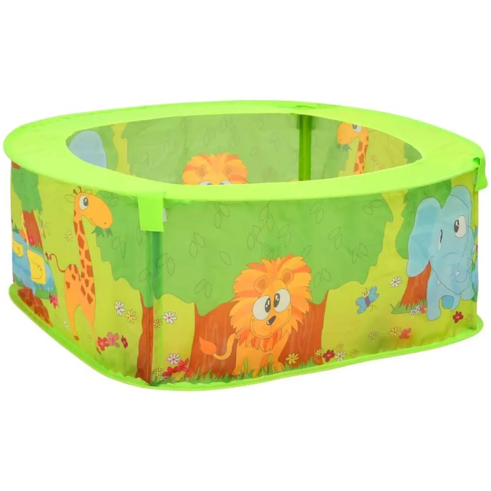 Speelgoed*vidaXL Ballenbak voor kinderen met 300 ballen 75x75x32 cm Meerkleurig 1