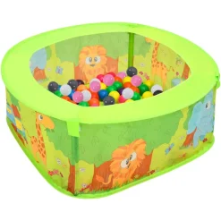 Ballenbak voor kinderen met 300 ballen 75x75x32 cm>vidaXL