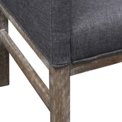 Bank met gevoerde kussens stof rubberwood><noscript><img width=