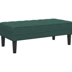 Bank met kussen 113 x 57 x 39 cm Fluweel>vidaXL New